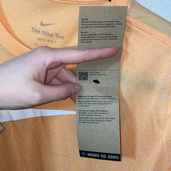 🌵Sheer Nike Women's Light Orange T-Shirt! - Picture 7 of 8